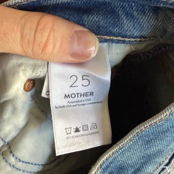 MOTHER The Tripper Jeans I Confess Size 25 High Rise Modern Classic Denim - Picture 11 of 12